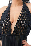 In This Mood 1Pc Halter Crochet Cover Up