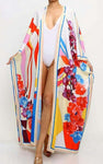 Breaking News Oversize Resort Open Kimono & Cover Up