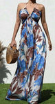 Hold My Door Halter Boho Maxi Dress