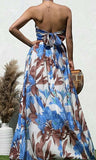 Hold My Door Halter Boho Maxi Dress