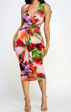 Garden Party Vibes Bodycon Dress