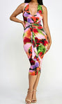 Garden Party Vibes Bodycon Dress