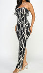 More Than Enough Tube Top Bodycon Maxi Dress