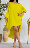 I See Spring Free Size Asymmetric Dress/Blouse (2 Colors)