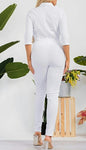 Can't Touch This White Party Narrow Pant Set
