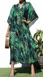 Now You Know 1Pc Boho Flowy Shirt Dress w/Pockets