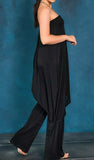 Easy Elegance 1Pc Tube Top Wide Leg Jumper