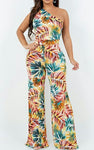 Wifey Material 1Pc One Shoulder Wide Leg Jumper