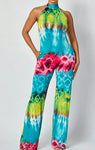 Tie Dye Me Up 1pc Mock Neck Halter Jumper