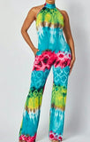 Tie Dye Me Up 1pc Mock Neck Halter Jumper