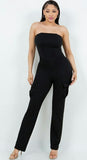 Call Me Out 1Pc Stretch Ribbed Tube Top Jumper