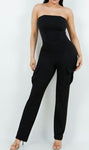 Call Me Out 1Pc Stretch Ribbed Tube Top Jumper