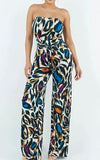 In The Mix 1Pc Tube Top Wide Leg Jumper