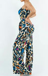 In The Mix 1Pc Tube Top Wide Leg Jumper