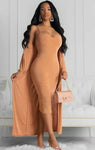 I am Woman Bodycon Dress & Cardigan Set (2 colors)