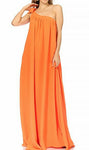 Orange You Glad 1 Shoulder Maxi Dress