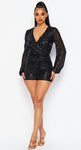 Nothin But Love Sequin Party Romper